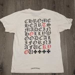 Chrome Hearts White Graphic T-Shirt